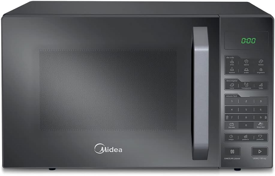 forno micro-ondas Midea vista frontal
